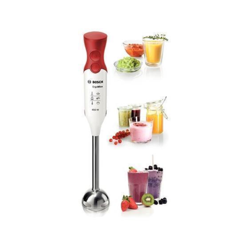 Bosch ErgoMixx MSM64110 - Frullatore a immersione - 450 W - bianco/rosso